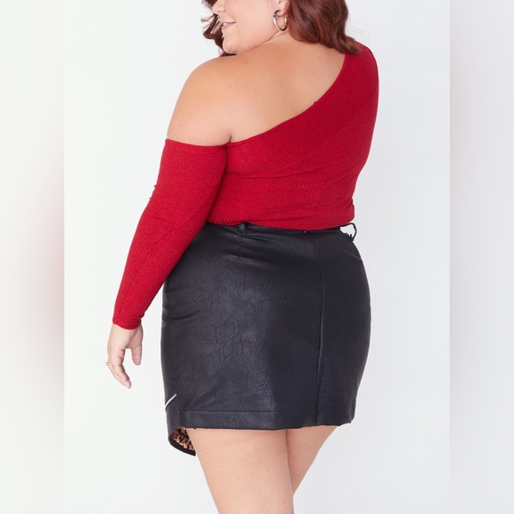 SONCY - Moto Skirt With Slider Belt - Picture 2 of 5